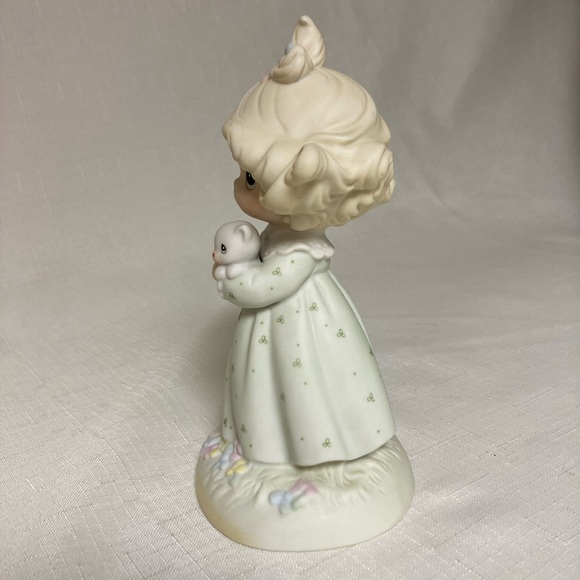 Vintage PRECIOUS MOMENT Such Pur-fect Friend Porcelain Figurine 1992 Collectible - Picture 3 of 11